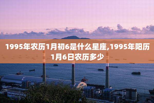 1995年农历1月初6是什么星座,1995年阳历1月6日农历多少
