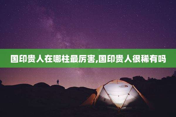 国印贵人在哪柱最厉害,国印贵人很稀有吗
