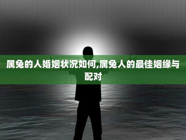 属兔的人婚姻状况如何,属兔人的最佳姻缘与配对