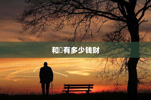 和珅有多少钱财