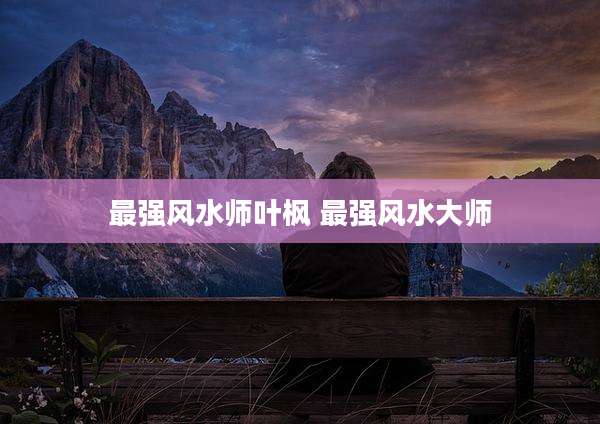最强风水师叶枫 最强风水大师