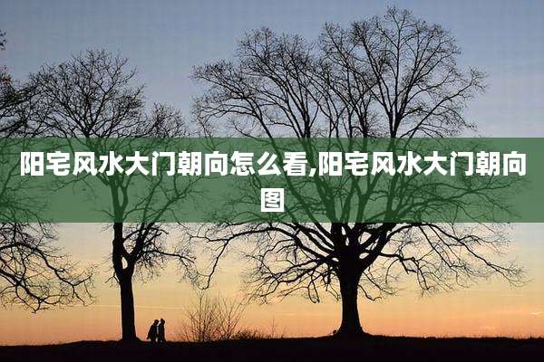 阳宅风水大门朝向怎么看,阳宅风水大门朝向图