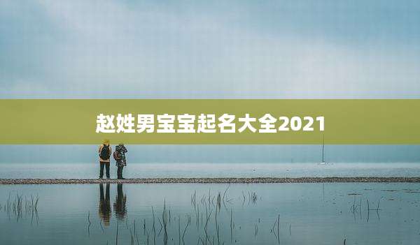 赵姓男宝宝起名大全2021