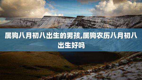属狗八月初八出生的男孩,属狗农历八月初八出生好吗