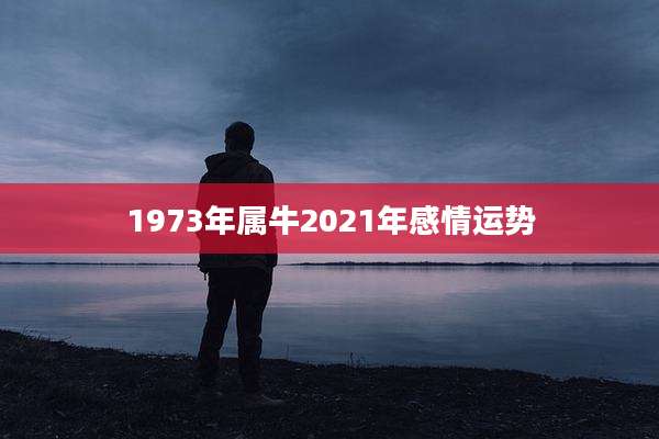 1973年属牛2021年感情运势