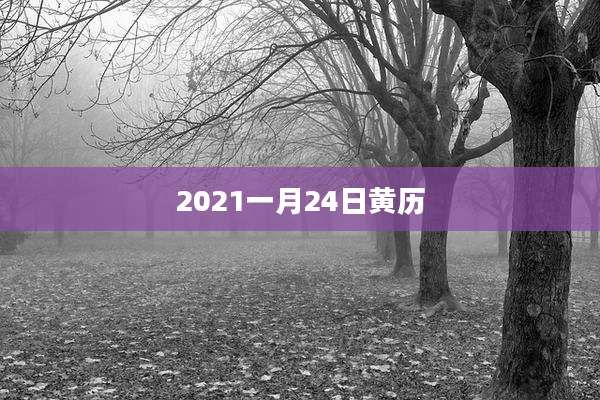 2021一月24日黄历