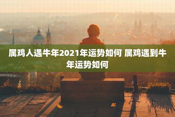 属鸡人遇牛年2021年运势如何 属鸡遇到牛年运势如何