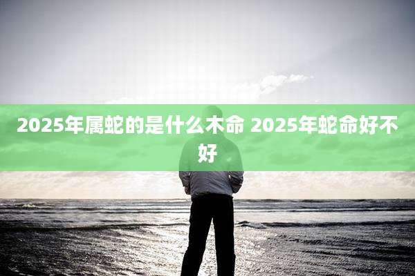 2025年属蛇的是什么木命 2025年蛇命好不好