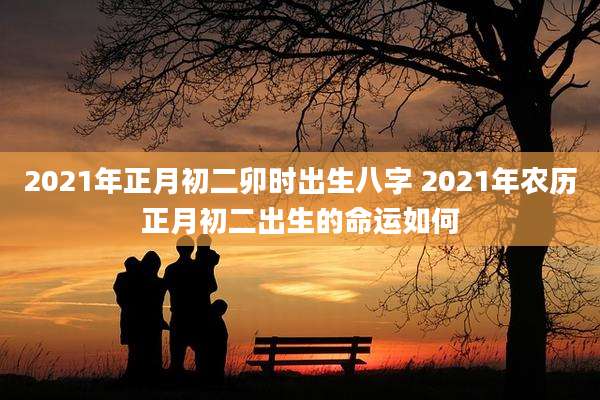 2021年正月初二卯时出生八字 2021年农历正月初二出生的命运如何