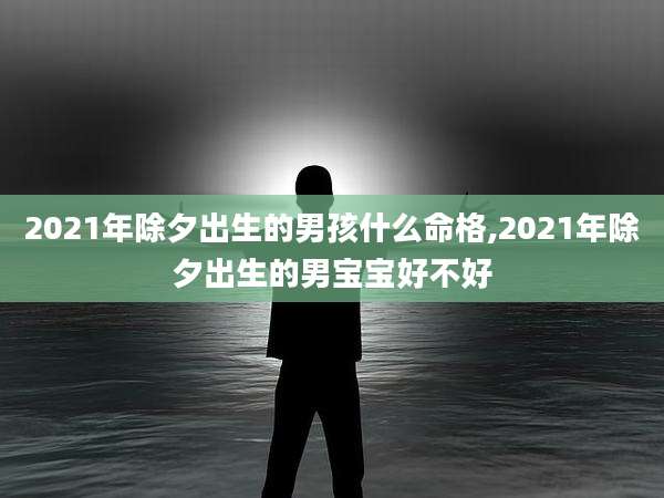 2021年除夕出生的男孩什么命格,2021年除夕出生的男宝宝好不好