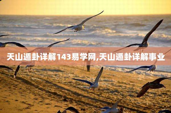 天山遁卦详解143易学网,天山遁卦详解事业