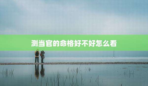 测当官的命格好不好怎么看