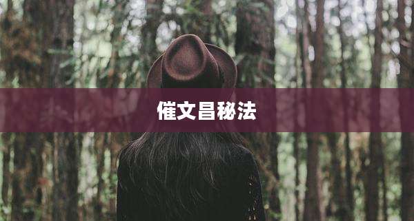 催文昌秘法
