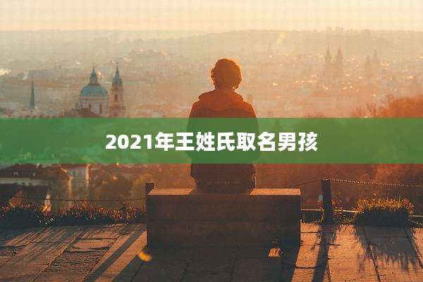 2021年王姓氏取名男孩