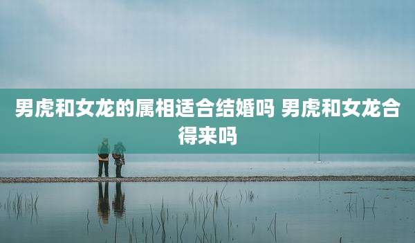 男虎和女龙的属相适合结婚吗 男虎和女龙合得来吗