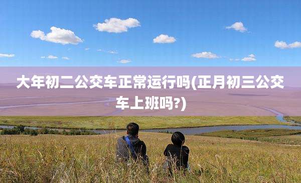 大年初二公交车正常运行吗(正月初三公交车上班吗?)
