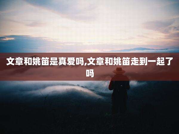 文章和姚笛是真爱吗,文章和姚笛走到一起了吗