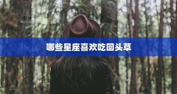 哪些星座喜欢吃回头草