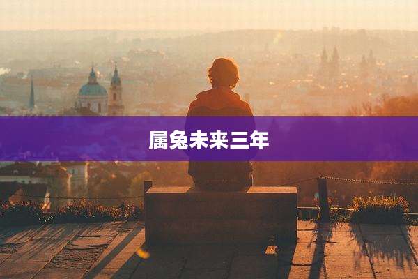 属兔未来三年