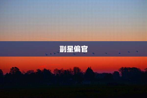 副星偏官