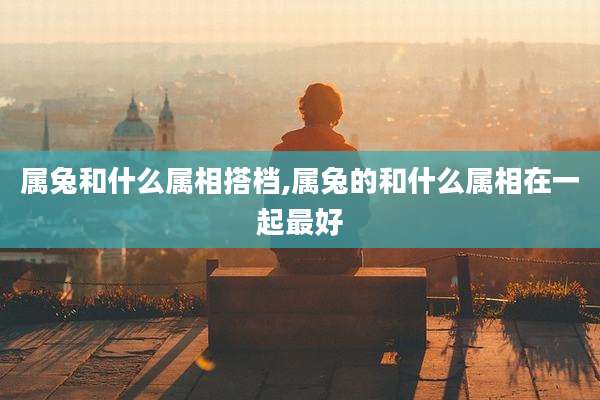 属兔和什么属相搭档,属兔的和什么属相在一起最好
