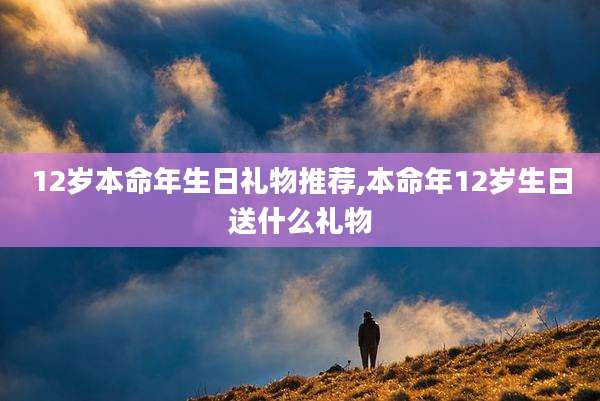 12岁本命年生日礼物推荐,本命年12岁生日送什么礼物