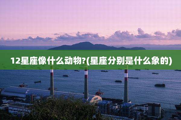 12星座像什么动物?(星座分别是什么象的)