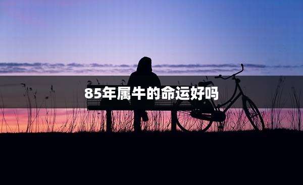 85年属牛的命运好吗