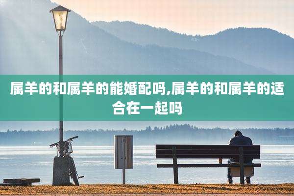 属羊的和属羊的能婚配吗,属羊的和属羊的适合在一起吗