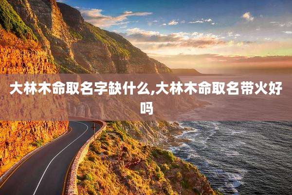 大林木命取名字缺什么,大林木命取名带火好吗