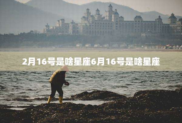 2月16号是啥星座6月16号是啥星座