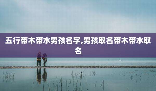 五行带木带水男孩名字,男孩取名带木带水取名