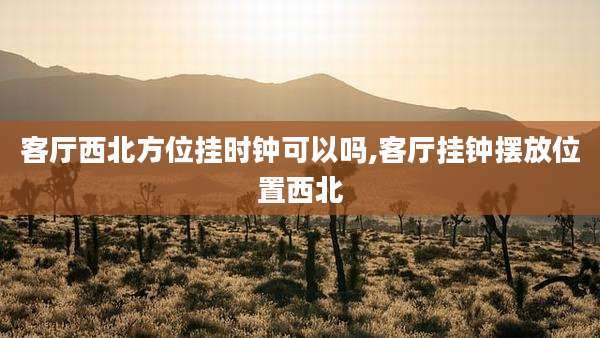 客厅西北方位挂时钟可以吗,客厅挂钟摆放位置西北