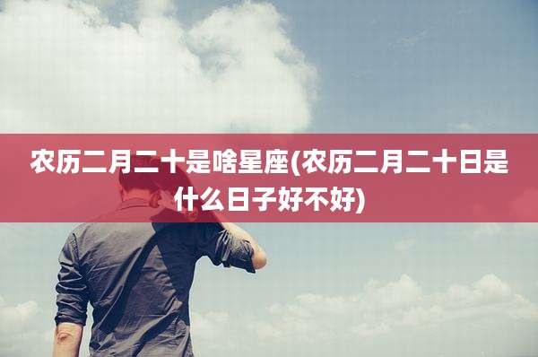 农历二月二十是啥星座(农历二月二十日是什么日子好不好)