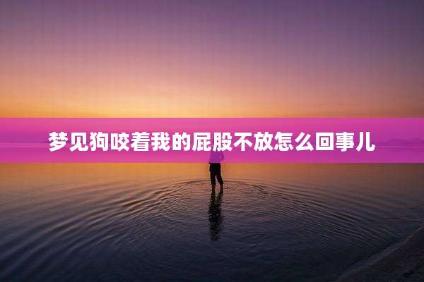 梦见狗咬着我的屁股不放怎么回事儿