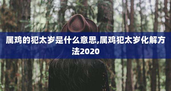 属鸡的犯太岁是什么意思,属鸡犯太岁化解方法2020