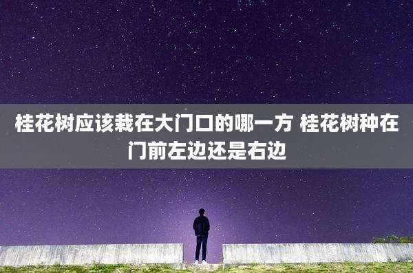 桂花树应该栽在大门口的哪一方 桂花树种在门前左边还是右边