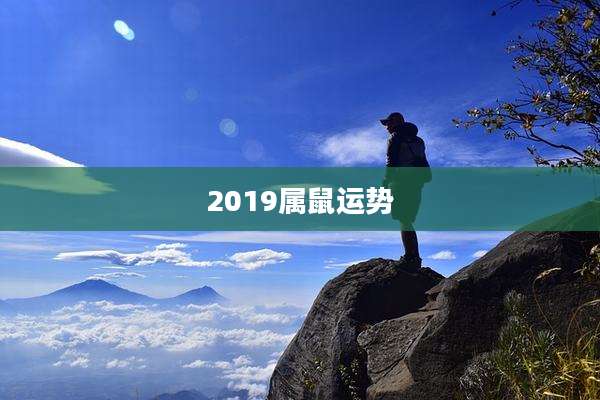 2019属鼠运势