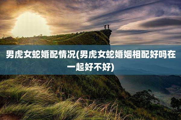 男虎女蛇婚配情况(男虎女蛇婚姻相配好吗在一起好不好)