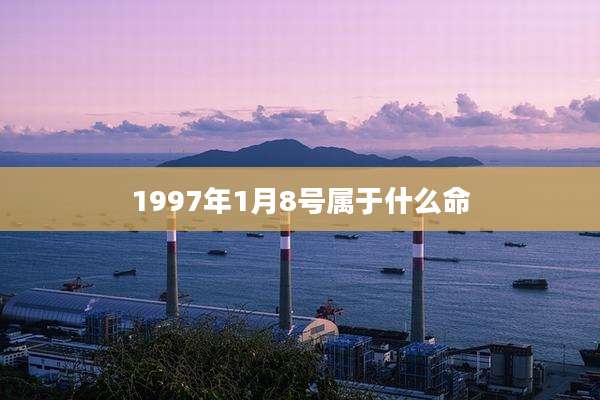 1997年1月8号属于什么命