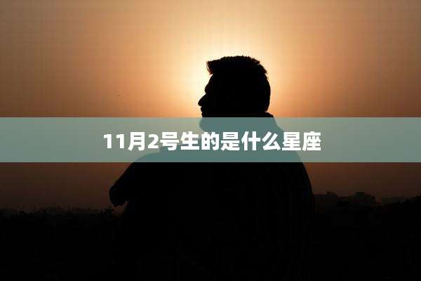 11月2号生的是什么星座