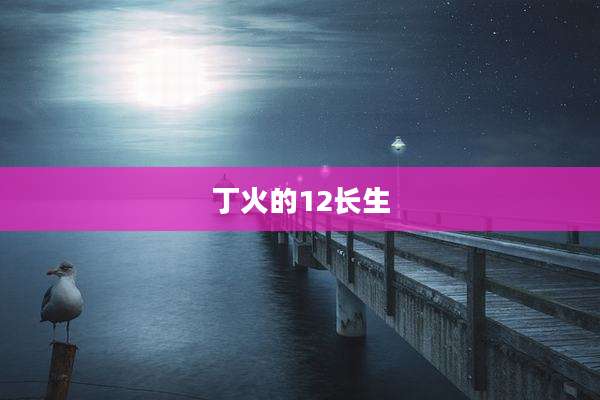 丁火的12长生