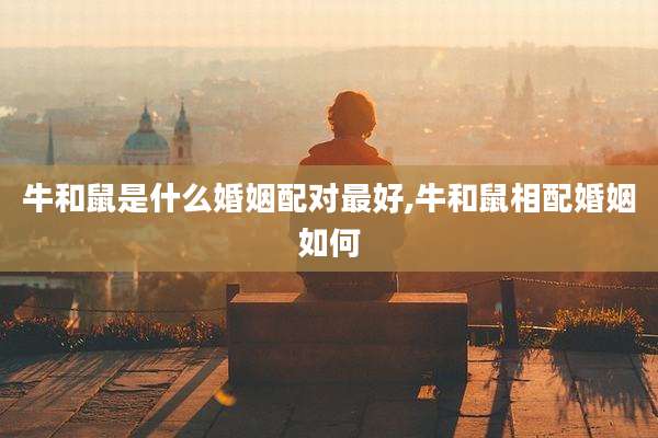 牛和鼠是什么婚姻配对最好,牛和鼠相配婚姻如何