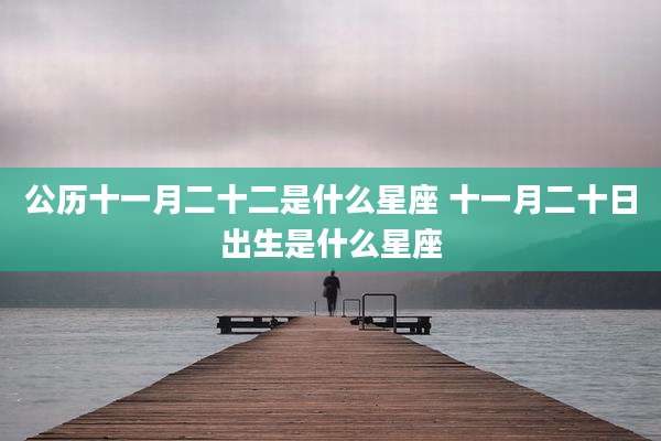 公历十一月二十二是什么星座 十一月二十日出生是什么星座