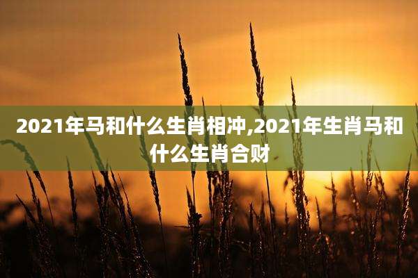 2021年马和什么生肖相冲,2021年生肖马和什么生肖合财