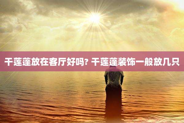 干莲蓬放在客厅好吗? 干莲蓬装饰一般放几只