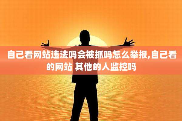 自己看网站违法吗会被抓吗怎么举报,自己看的网站 其他的人监控吗