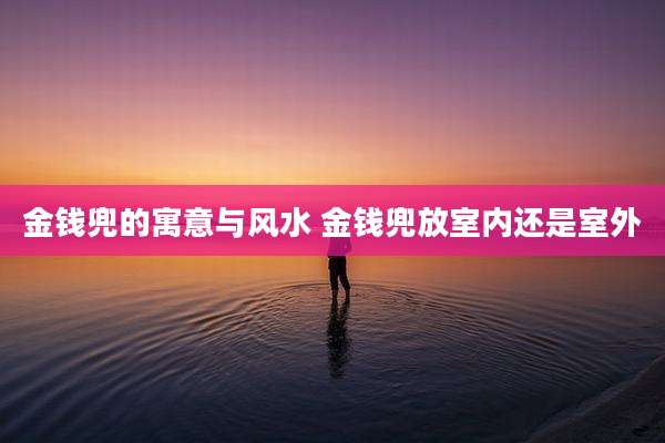 金钱兜的寓意与风水 金钱兜放室内还是室外