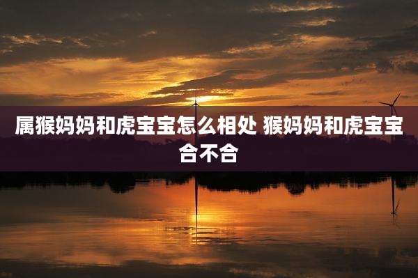 属猴妈妈和虎宝宝怎么相处 猴妈妈和虎宝宝合不合