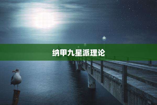 纳甲九星派理论
